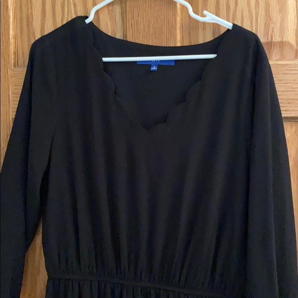 Black long sleeve dress